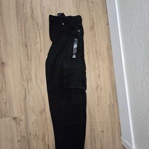 Bew W Tags Aeropostale Black Relaxed Cargo Pants